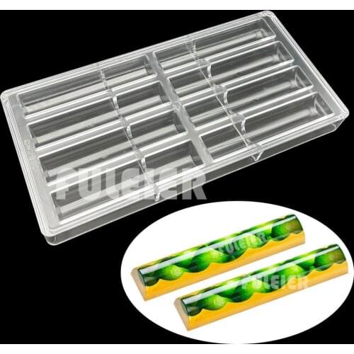 8 Holes Stick Polycarbonate Chocolate Mold Candy Cake Decoration Froms Baking Mould Confectionery Tool Bakeware