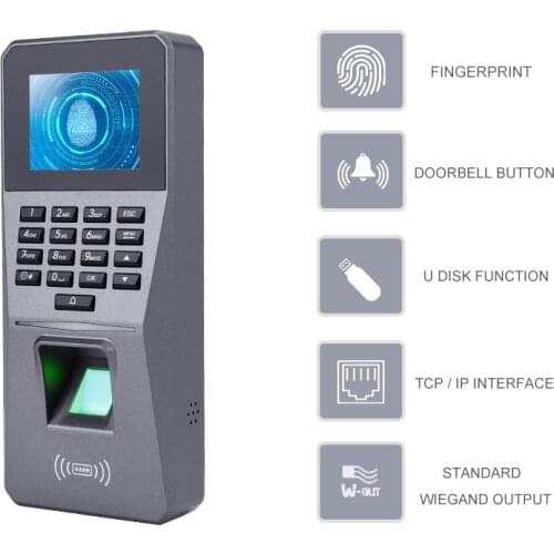 Eseye TCPIP/USB Fingerprint Time Attendance Fingerprint Access Control System Recorder Employee With Keypad For Home Office