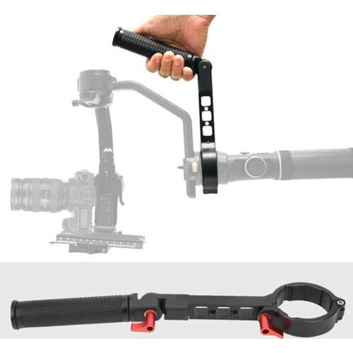 Aluminum Alloy Adjustable Stabilizer Handy Sling Grip with 1/4in Screw Holes for ZHIYUN CRANE 2S Handheld Gimbal Stabilizer