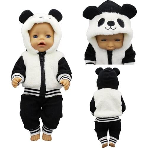 Warm Suit Doll Clothes Fit 17 inch 43cm Doll Clothes Born Baby Suit For Baby Birthday Festival Gift