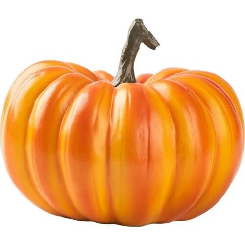 Pumpkin Orange Melon Golden Gourd Ornament Wedding Halloween Crafts Living Room Decoration Home Decore Pumpkin Halloween Gift