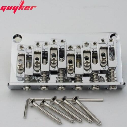 12-String Strato Type Bridge Chrome Electric Guitar Hardtail Bridge