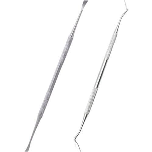 2pcs Pet Dog Tooth Cleaner Tartar Remover Scraper Kit Stainless Steel Pet Oral Cleaning Tools Pet Dog Breath Fresher Accessories