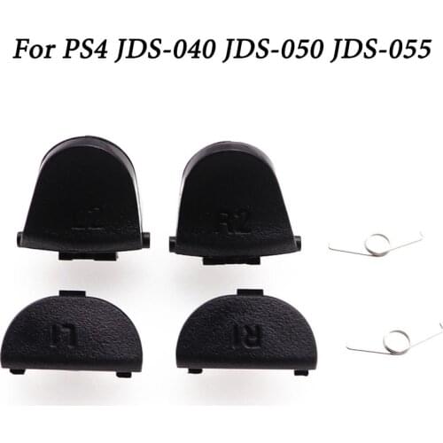 30Sets JDS 040 JDM 040 JDS 050 Controller Trigger Button Replacement L1 R1 L2 R2 with Spring For PS4 Pro controller Repair Part