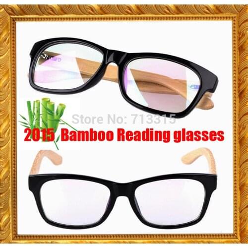 2016 Bamboo custom made antireflective coating Non spherical reading glasses +1.0 +1.5 +2.0 +2.5 +3.0 +3.5 +4.0