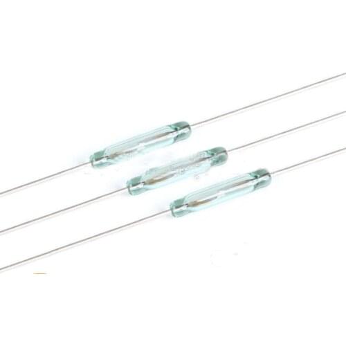 Free shipping 100pc original Reed Switch Sensor RI-02 1.8*10mm Normally Open NO Magnetic Reed Switchs 1.8*10mm For DIY