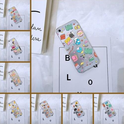 Soft Phone Case Silicone For iPhone 5C 5S SE 5 S Cute Girl Cartoon Star Pretty Flower Soccer Back Cover For iPhone 4S 4 S