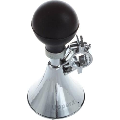 UPPERX Black Rubber Bulb 21mm Dia Handlebar Bike Bicycle Air Horn Bugle Trumpet