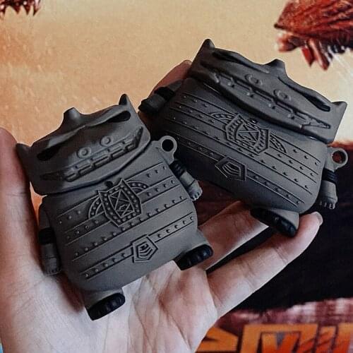 Black Monster Anime Silicone Case for Airpods 1 2 Cartoon Cute Case for Apple Airpods Pro Wireless Earphone Cover Charging Box