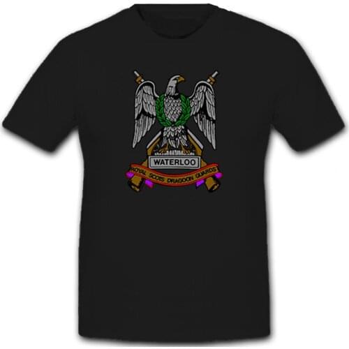 England United Kingdom Waterloo Royal Scots Dragoon Guards T-Shirt. Summer Cotton O-Neck Short Sleeve Mens T Shirt New S-3XL