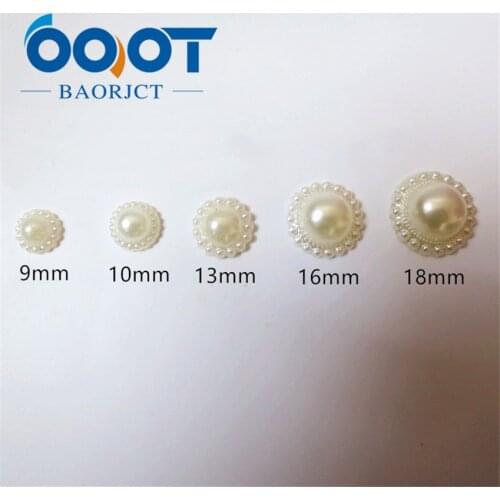 OOOT BAORJCT AL72991 , Round flatback knitting, clothing decorative beads, DIY handmade free shipping