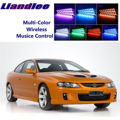 LiandLee Car Glow Interior Floor Decorative Atmosphere Seats Accent Ambient Neon light For Holden Monaro / HSV GTS 2001~2006