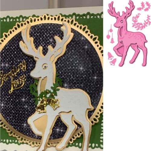 RUDOLPH THE REINDEER Metal Cutting Dies DIY Greeting Card Making Scrapbooking Album Decoration Embossing New for 2021 Arrive