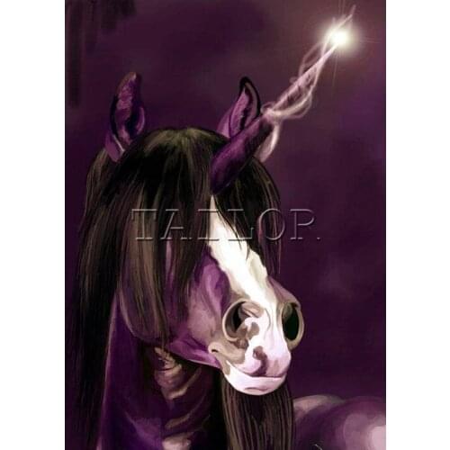 Home Decor Gift Cross stitch 5D diamond painting kit set Full square haft diamentowy Cuadros tools horse unicorn art landscape 1