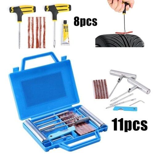 8/11pcs New Heavy Duty Tire Repair Car Tire Puncture Repair Plug Tyre Repair Kit car accessories