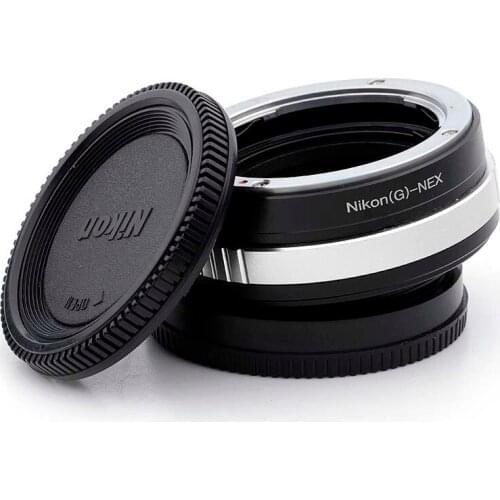 Pixco Aperture Control Speed Booster Focal Reducer Lens Mount Adapter Ring for Nikon G to Sony E NEX Camera ZV-E10 A1 A7C A7SIII