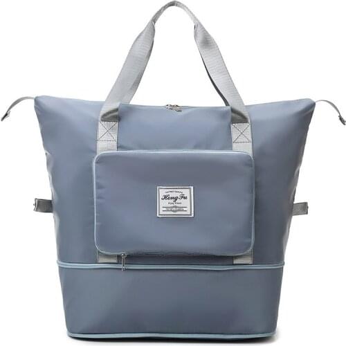 Casual Foldable Weekend Bag Travel Bag Women Large-capacity Scalable Yoga Bag