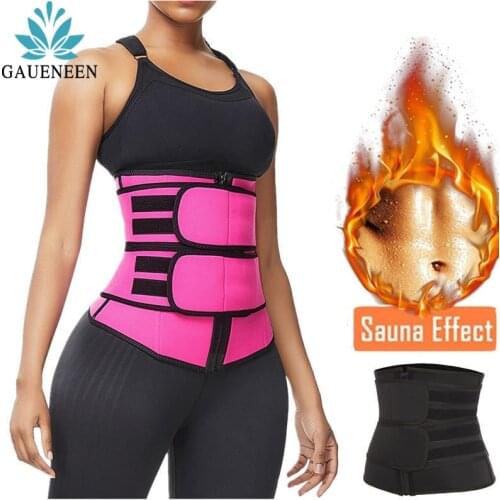 GAUENEEN Women Sport Waist Trainer Corset Shapewear Neoprene Sauna Belt Weight LossTummy Control Strap Slimming Sweat Fat Belt