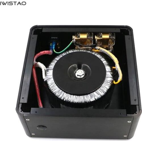 IWISTAO Toroidal Transformer 500W Balanced Isolation Box for Prealifire, CD player, Headphone Amplifier, LP