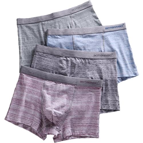 JIAYAN Modal Men Underwear Colored Cotton Comfortable Underpants Breathable Boxer Shorts Casual Panties Boxershorts Men Cuecas