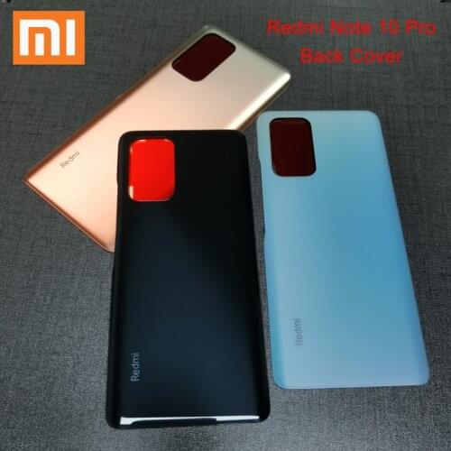 Xiaomi Redmi Note 10 Pro Back Glass Battery Cover Rear Housing Door Panel Case for Redmi Note 10 Pro Battery Cover Replacement