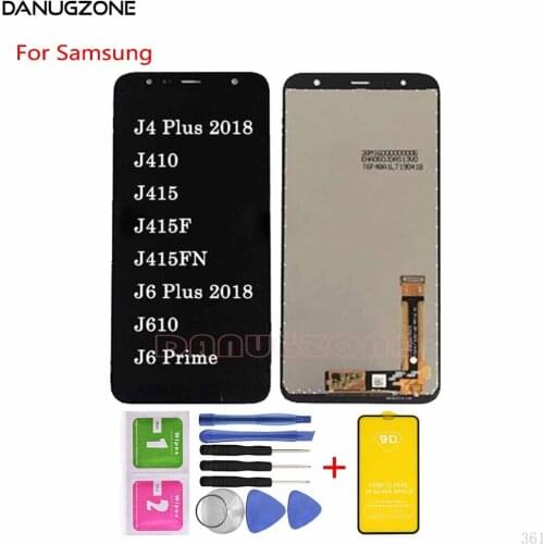 LCD Display Touch Screen Digitizer LCD Screen For Samsung Galaxy j4 Plus J415F / j6 2018 j610 j610F j6 Plus j6+ Screen Assembly