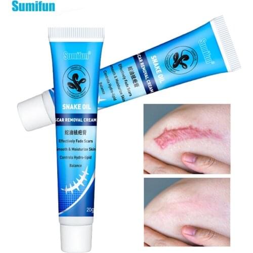 Sumifun 1pcs Repair Scar Cream Antibacterial Ointment Stretch Marks Removal Burns/Cuts Fade Acne Cream Control Shrink Pores Scar