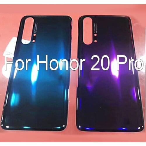 100% Original For Huawei Honor 20 Pro Battery Back Rear Cover Door Housing For Huawei Honor 20Pro Repair Parts 20Pro Replacement