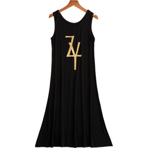 2020 Summer Sexy women nightdress Modal cotton sleeveless nightgowns Solid sleepwear Comfortable pyjamas women