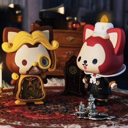 Alis Fairy Tales Blind Box Rose Secret Realm Series Fox Guess Bag Action Figure Cute Animal Model Kids Gifts Anime Toys Decor