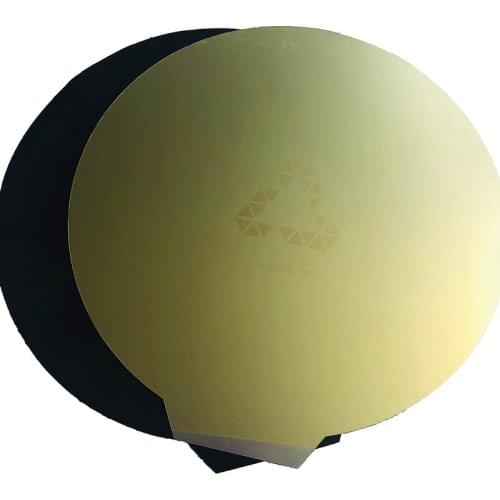 ENERGETIC New Upgrade Round Heated Bed Dia 280mm, Spring Steel PEI Build surface Hot Bed Platform with Magnetic Sticker