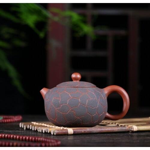 Purple Zisha teapot wholesale Yixing raw kung fu teapot ice cream Xi Shi pot traditional handmade teapot gift customization