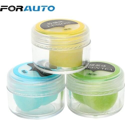 FORAUTO Air Freshener For Car Vent Clip Perfume Solid Pill Fragnace 2Pcs/Set Diffusion Oil Fragnace Pad Car Auto Perfume