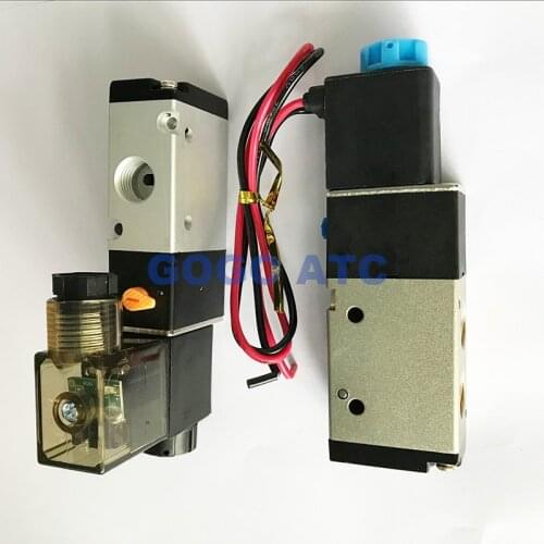 GOGO Pneumatic solenoid valve 3V110-06 3V110-M5 Port 1/8" BSP M5 12V DC 3/2 way control valve normally close normal open