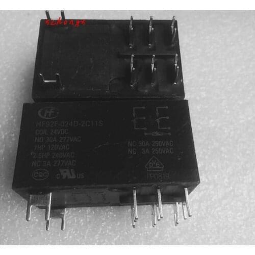 HF92F-024D-2C11S 24VDC 30A relay pin 8