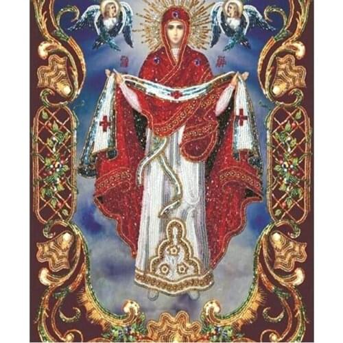 Religion diamond art mosaic painting virgin marry beaded embroidery pictures rhinestone stickers home decor needlework handcraft