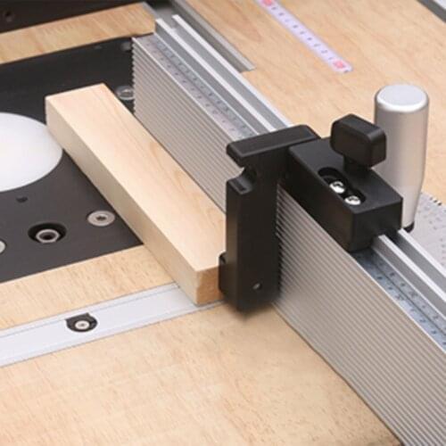 Left Miter Fence Handle Woodworking Tool Curved Lines Black Backing Comfortable Jane ABS Jigsaw Router Table Operation Stopper