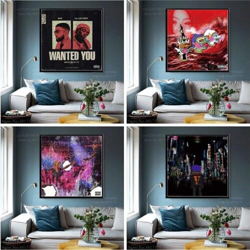 Lil Uzi Vert Hot Poster Rapper Singer Music Album The World Canvas Painting Wall Art Posters and Prints Home Decor
