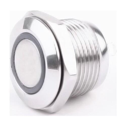 12mm metal button switch with light 3V 12V 24V waterproof micro-stroke self-reset miniature switch