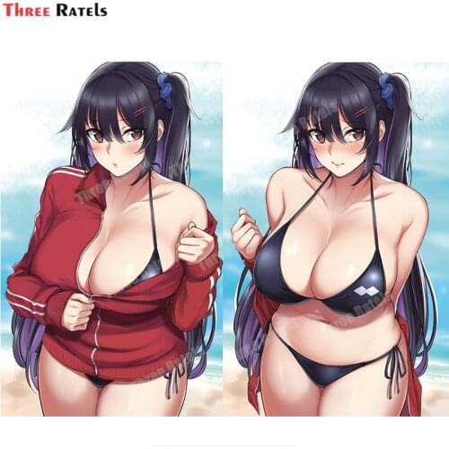 Three Ratels B198 Hara Mizuki Original Waterproof Stickers Film Suitable For Bedroom Wall Or Toilet Mirror Decoration Decals