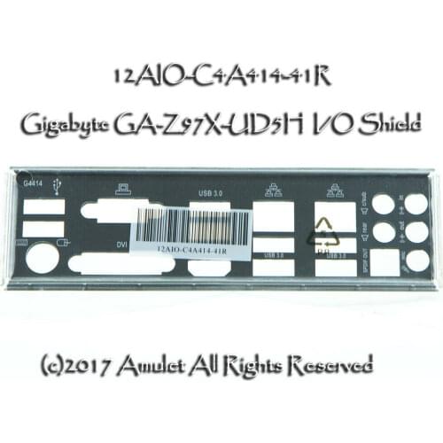 Original IO I/O Shield BackPlate Blende Bracket For Gigabyt GA-Z97X-UD5H