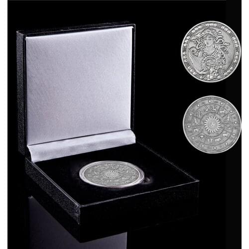 2020 Lucky Constellation Virgo Coin Astrology Value Commemorative Coin W/ Luxury Box