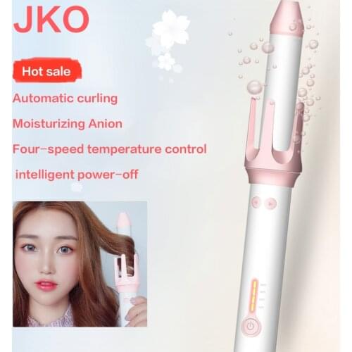 Professional Curling Irons Automatic Rotating Curling Irons Home Travel Ceramic Curling Irons Intelligent Poweroff Styling Tools