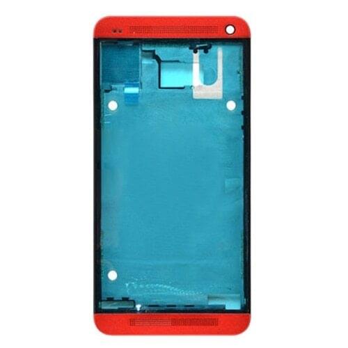 Front Housing LCD Frame Bezel Plate Replacement for HTC One M7 / 801e