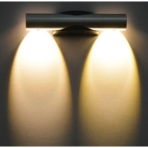 LED wall lamp modern creative bed head bar living room decorated lights mirror headlights sconce bracket light Drop shipping