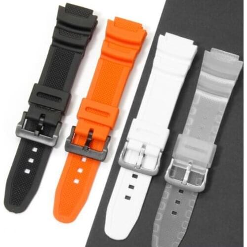 High Quality Durable WatchBands For Casio W-218H/AE-1200/1100/F-108/SGW300 W-800H/MRW-200 Elastic Fashion Silicone Wrist Strap