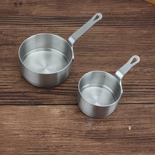 1 pcs 304# stainless steel sauces with handle Dipping dish Steak sauce cup Creative tomato sauce cup tableware