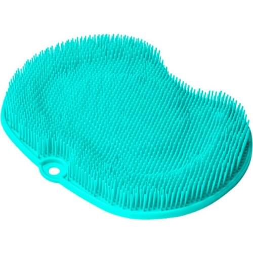 1 pcs Silicone shower foot massage bath shoes brush foot scrubber spa foot wash foot brush home bathroom lazy scrubbing belt