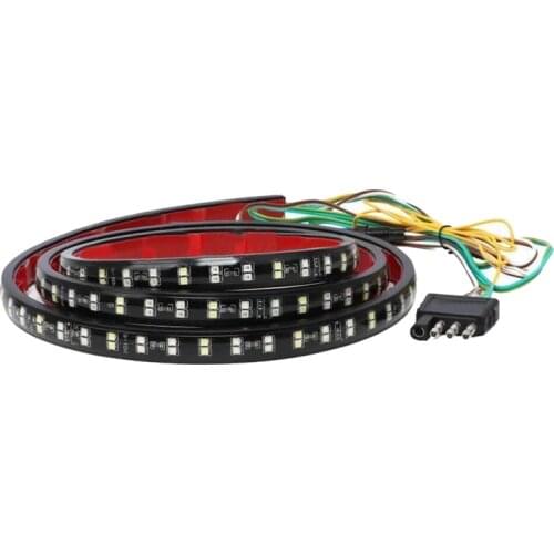 60 Inch Truck Tailgate LED Strip Light Bar Double Row with Reverse Brake Turn Signal for Jeep Dodge Chevy Ford Pickup