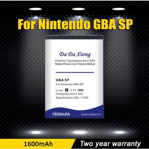 1100mAh Top Battery for Nintendo Gameboy Advance GBA SP GBASP